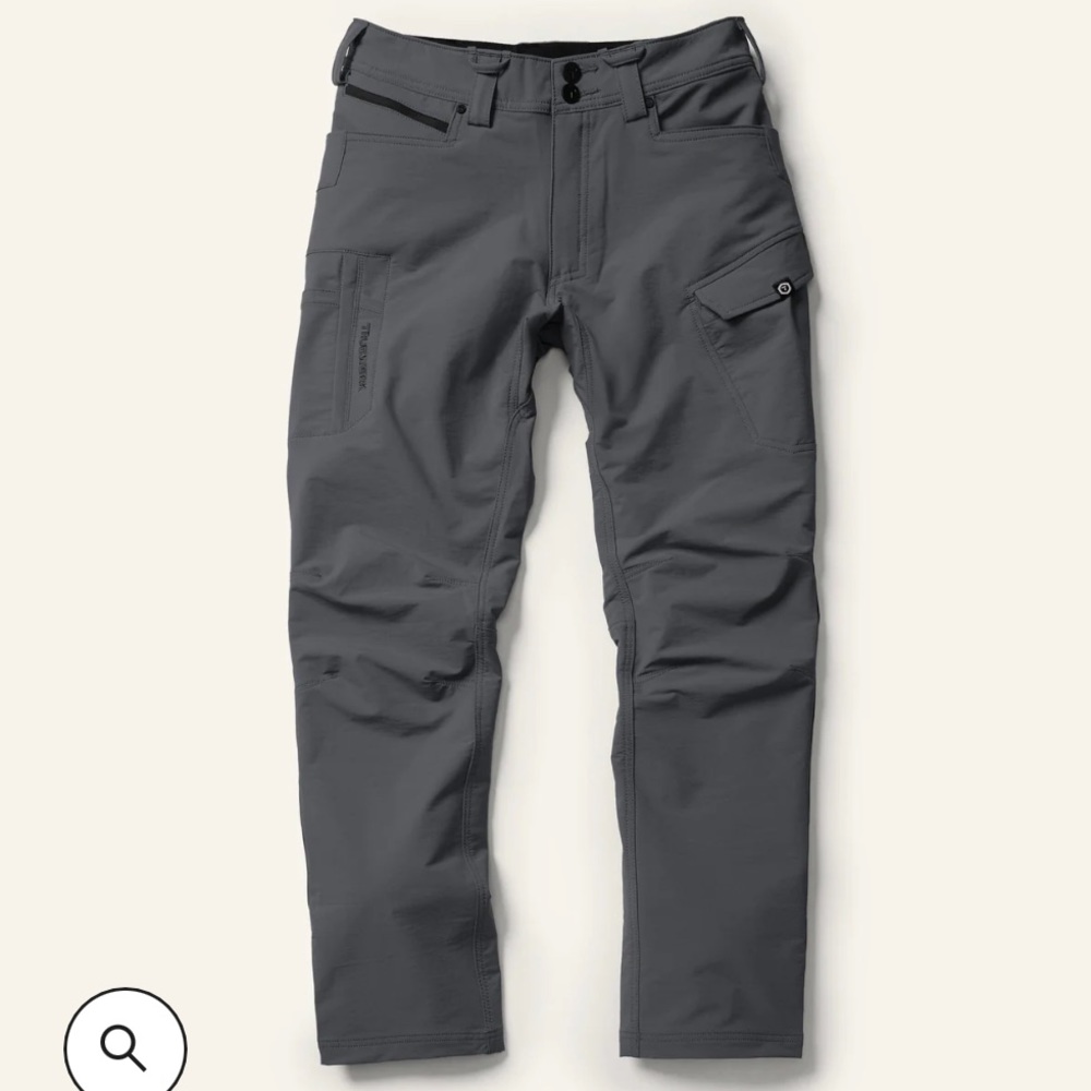 Truewerk 10 /30 inseam T2 deep grey work pants